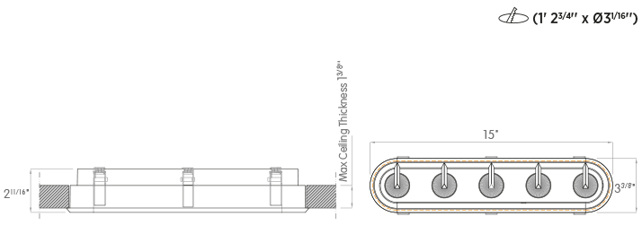 Multi - 5 reflectors-E5-R